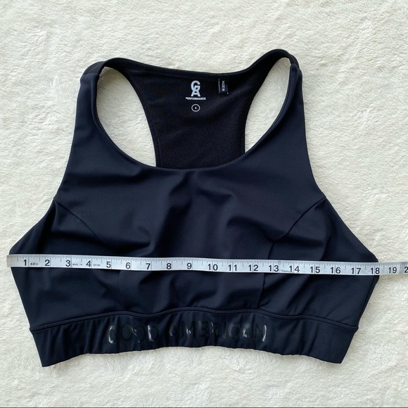 Good American plus size Core Power racer back sports bra black 2X - Picture 5 of 9